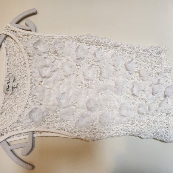 Blanc Nature Lace Top - Picture 1 of 9